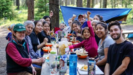 Creating experiences of a lifetime with a family meal in Glacier National Park